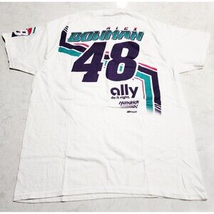 Official Nascar Hendrick Motorsports Alex Bowman #48 Graphic Tee Race Car NWOT